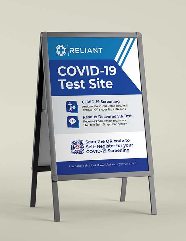 COVID Sandwhich Board